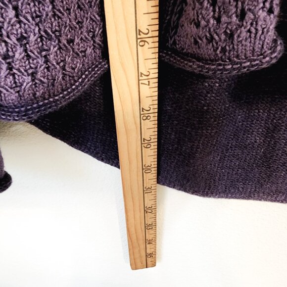 Vtg Calvin Klein Women's Knit Sweater Top Boat Neck Knit Plum Sz L/G Whimsigoth - Picture 12 of 12